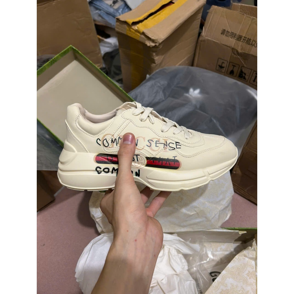 (mxm clothes) Giày thể thao đế cao GC hàng cao cấp giảm giá size 40 - fullbox tag