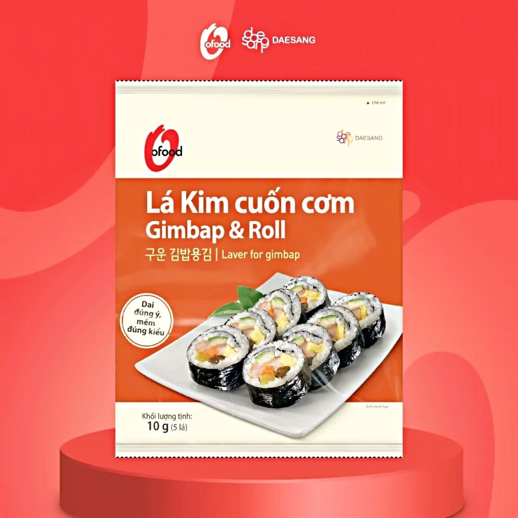 Lá kim cuốn cơm Ofood