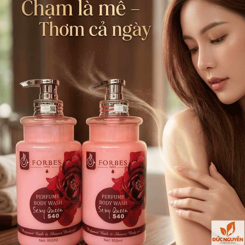 SỮA TẮM HƯƠNG NƯỚC HOA FORBES CAO CẤP 950ML