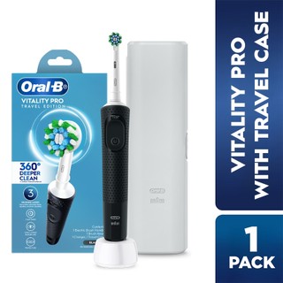Bàn Chải Điện ORAL B Vitality Pro Chính Hãng, BH 1 Đổi 1,Chuyển Động Rung 360°, Sạch Sâu, Chống Nước