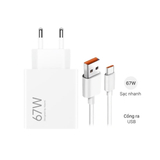 Sạc Xiaomi 67W, Sạc Nhanh Xiaomi 67W, Bộ Sạc Nhanh Xiaomi 67W ,Sạc Xiaomi 67W Bóc Máy, Bảo Hành 6T