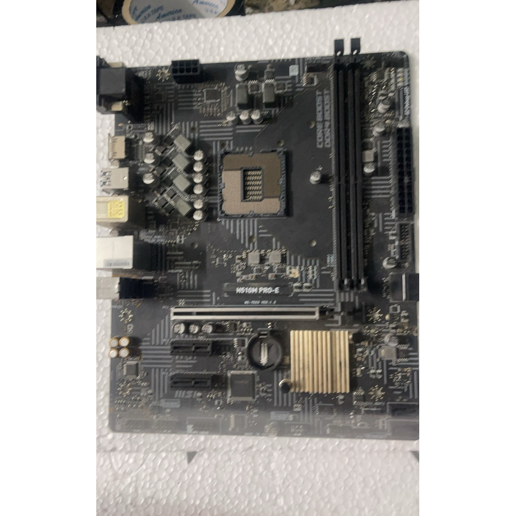 xác (hư) main msi h510m pro-e như hình chụp