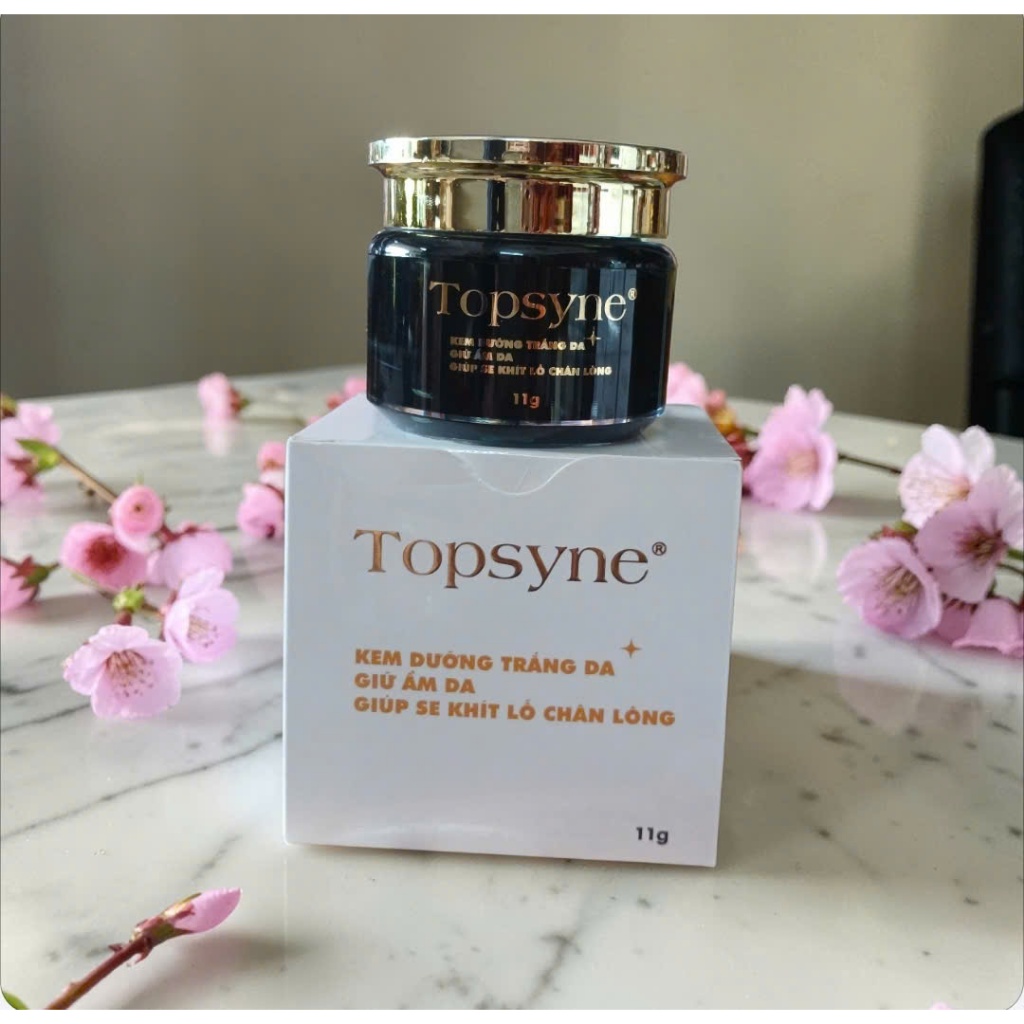 KEM TOPSYNE DƯỠNG TRẮNG, GIỮ ẨM, SE KHÍT LỖ CHÂN LÔNG 11G