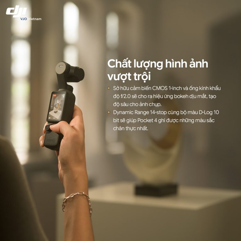 Camera DJI Osmo Pocket 4 - Máy Quay Chống Rung 3 Trục 4K/120fps Quay Vlog Chuyên Nghiệp - Bảo Hành 12T Thời Đại Công Ngh | BigBuy360 - bigbuy360.vn