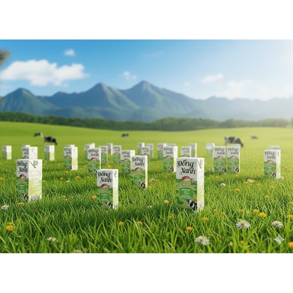 Sữa tươi Bavi đồng xanh lof