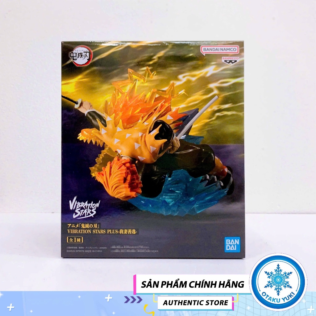 Mô Hình Agatsuma Zenitsu - Kimetsu no Yaiba - Vibration Stars Figure Chính Hãng (Bandai Spirits)