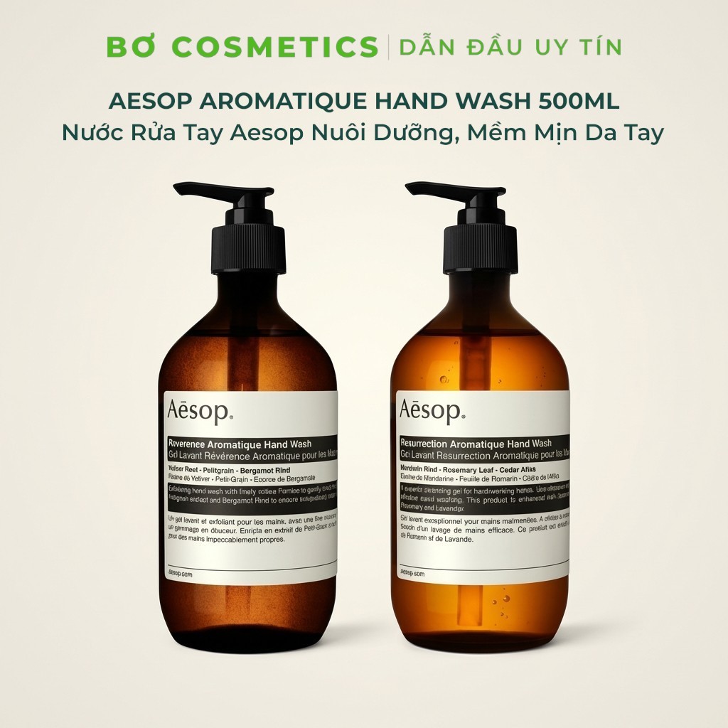 Gel Rửa Tay Dịu Nhẹ Aesop Aromatique Hand Wash | Bơ Cosmetics
