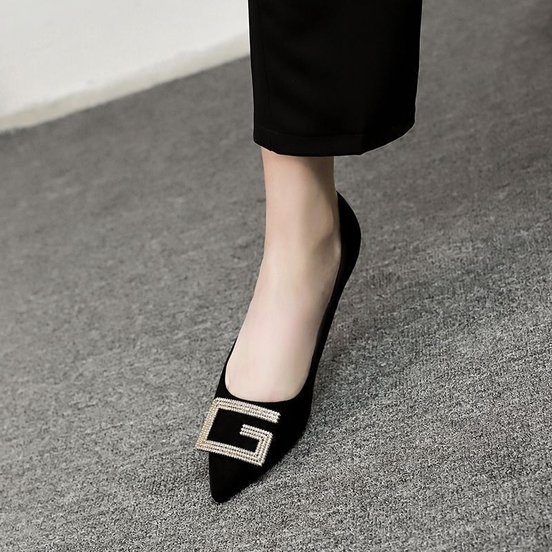 High Heels - French Girl Etiquette High Heels 2025 Spring New Edition Internet Celebrity Versatile S