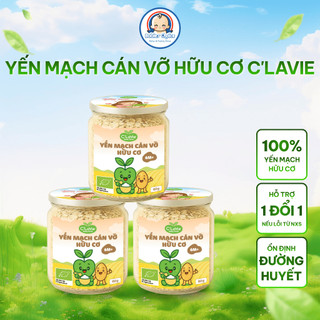 Yến Mạch Cán Vỡ Hữu Cơ C'LaVie Giúp Ổn Định Đường Huyết, Tốt Cho Tim Mạch, Hỗ Trợ Tiêu Hóa 60g