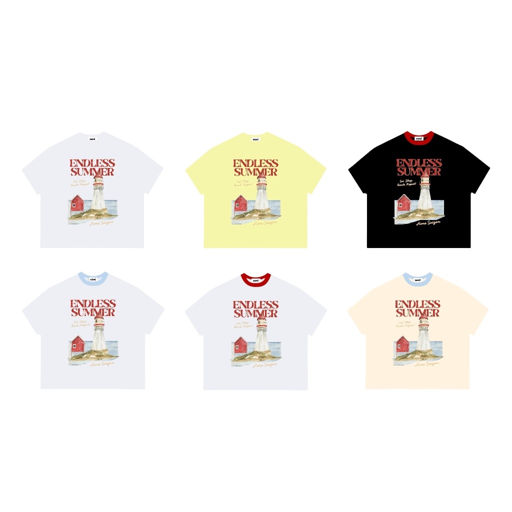 [NEW] A7 Aimesaigon Áo Thun Boxy Local Brand Form Rộng Tay Ngắn Cotton 250gsm "SUMMER" Nam Nữ Unisex Hot Trend Mùa Hè | BigBuy360 - bigbuy360.vn
