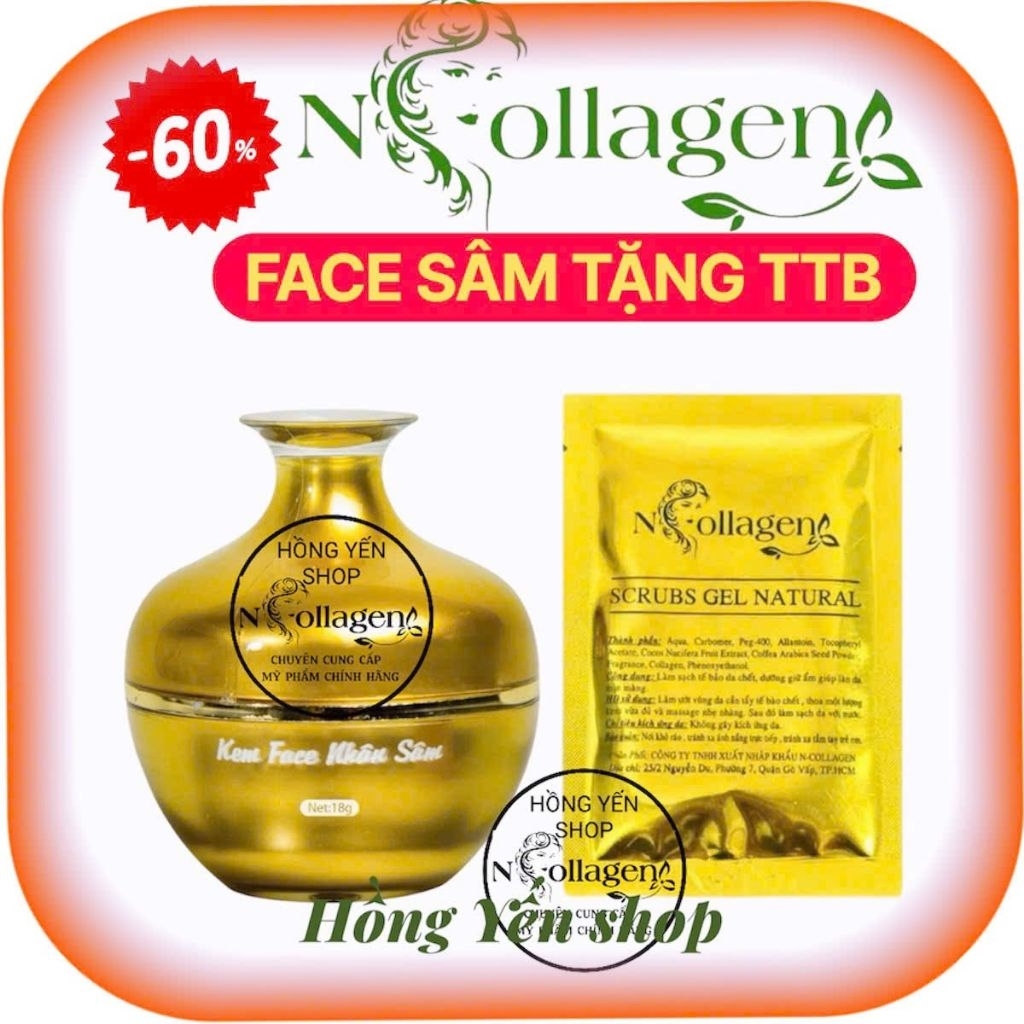 Kem sâm ncollagen đánh bay làn da nám