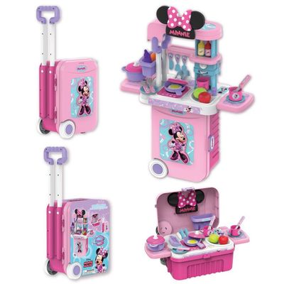 Đồ Chơi Nhà Bếp Dáng Vali 3 Trong 1 Minnie SWEET HEART SH10089