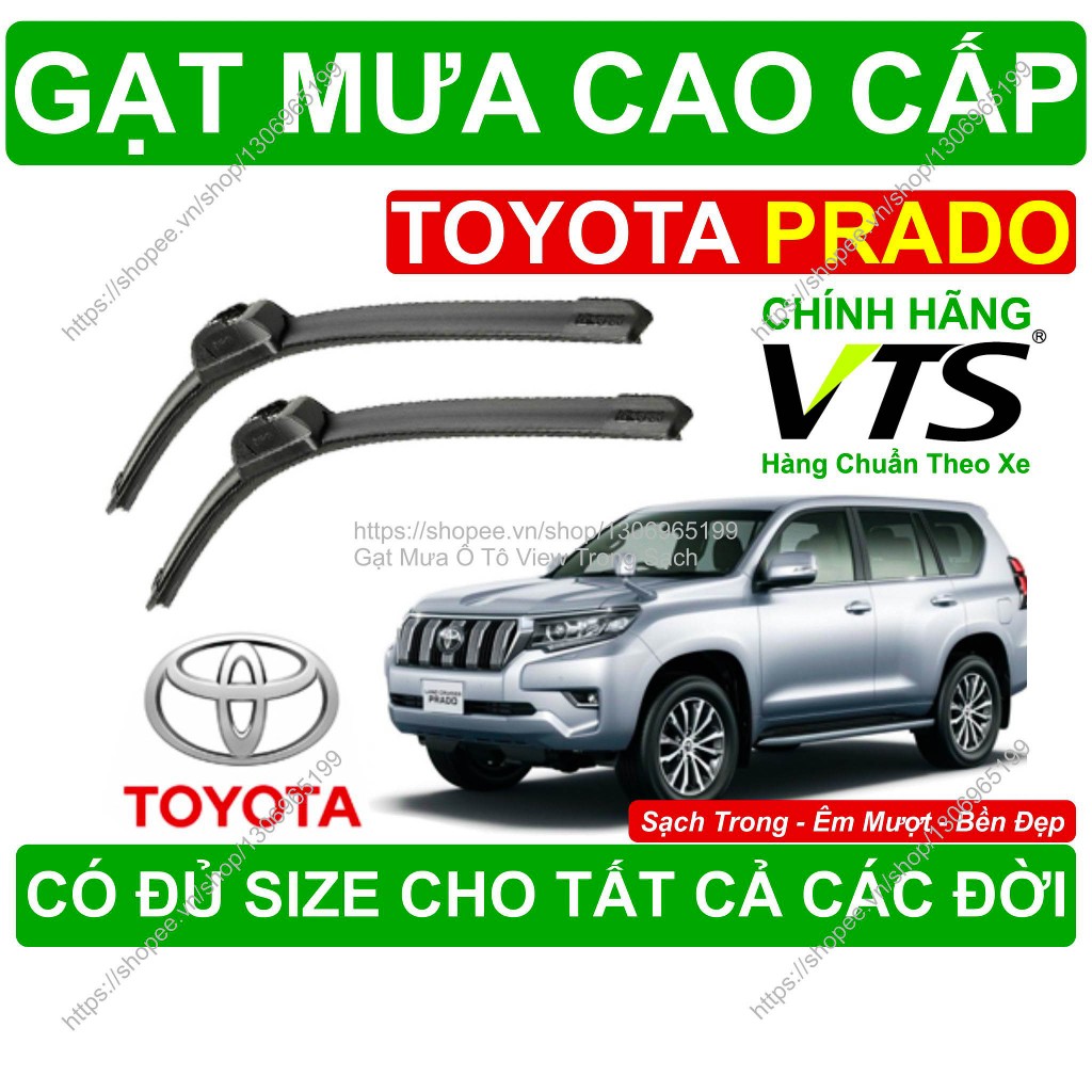 Gạt Mưa Kính Lái Toyota Prado, Cặp Gạt Mưa Kính Lái Toyota Prado, Có Đủ Size Cho Các Đời Xe Toyota P