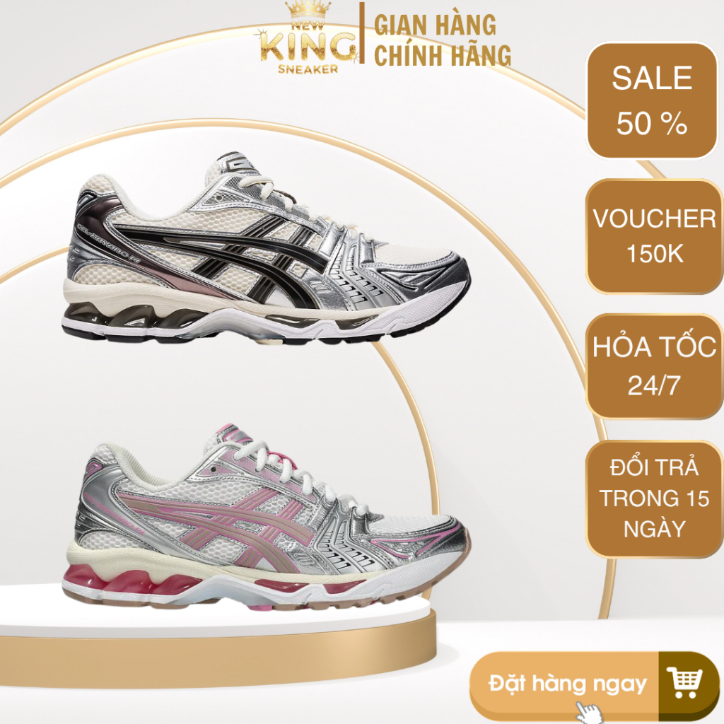 [𝙎𝘼𝙇𝙀 Chính Hãng] Giày ASICS Gel-Kayano 14 Basic Nam Nữ AUTHENTIC .Giày Thể Thao ASICS Gel-Kayano 14