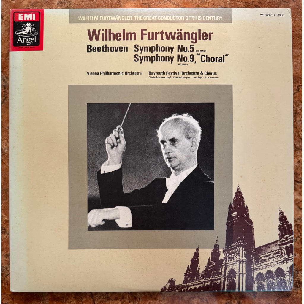 ĐĨA THAN - WILHELM FURTWANGLER - BEETHOVEN - SYMPHONY NO.5 & SYMPHONY NO.9 “CHORAL”