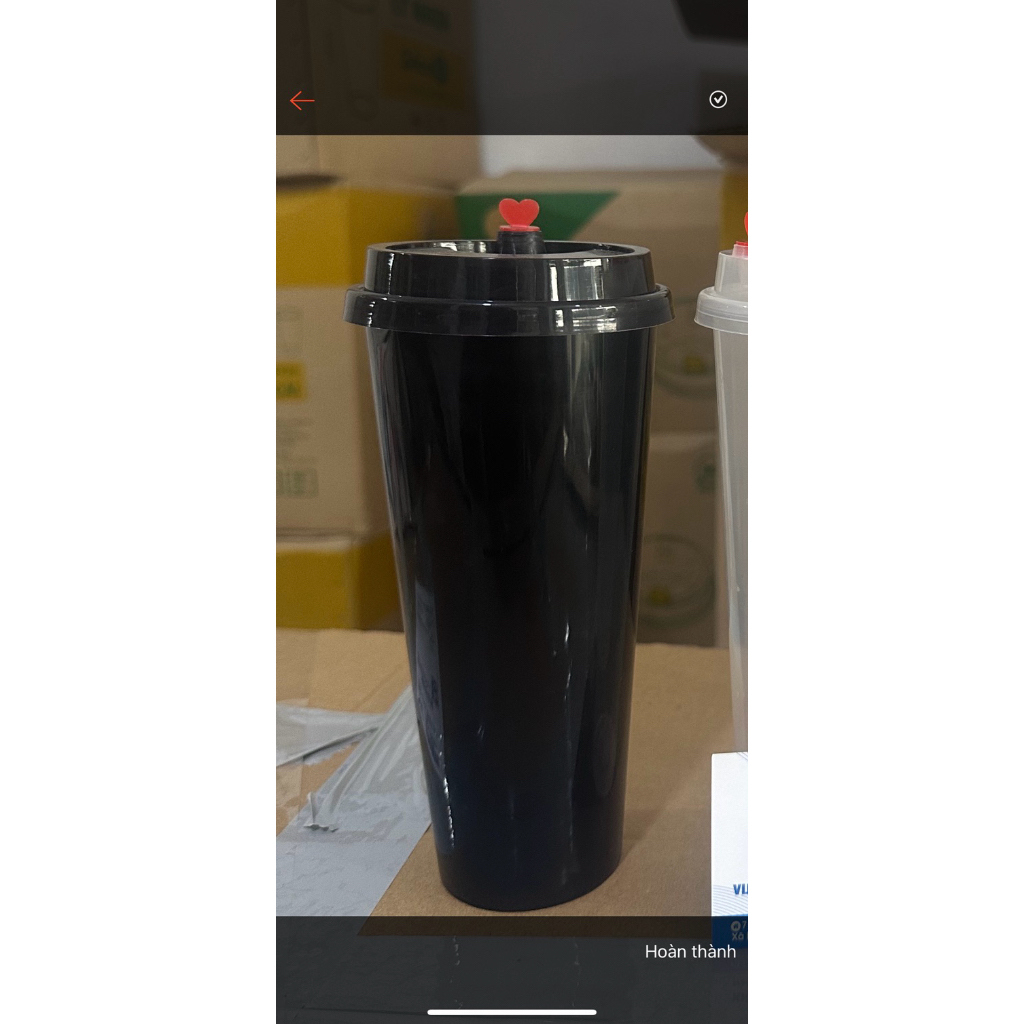 [Bán lẻ] 50 Ly tim “1000ml” 1L siêu cao” nhựa PP cứng – Có thể tái sử dụng – Chịu nhiệt tốt – Ly đẹp