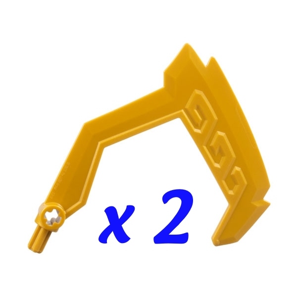 Large Figure Weapon Sickle with Axle End and Axle Hole - Phụ kiện hàng Lego chính hãng.