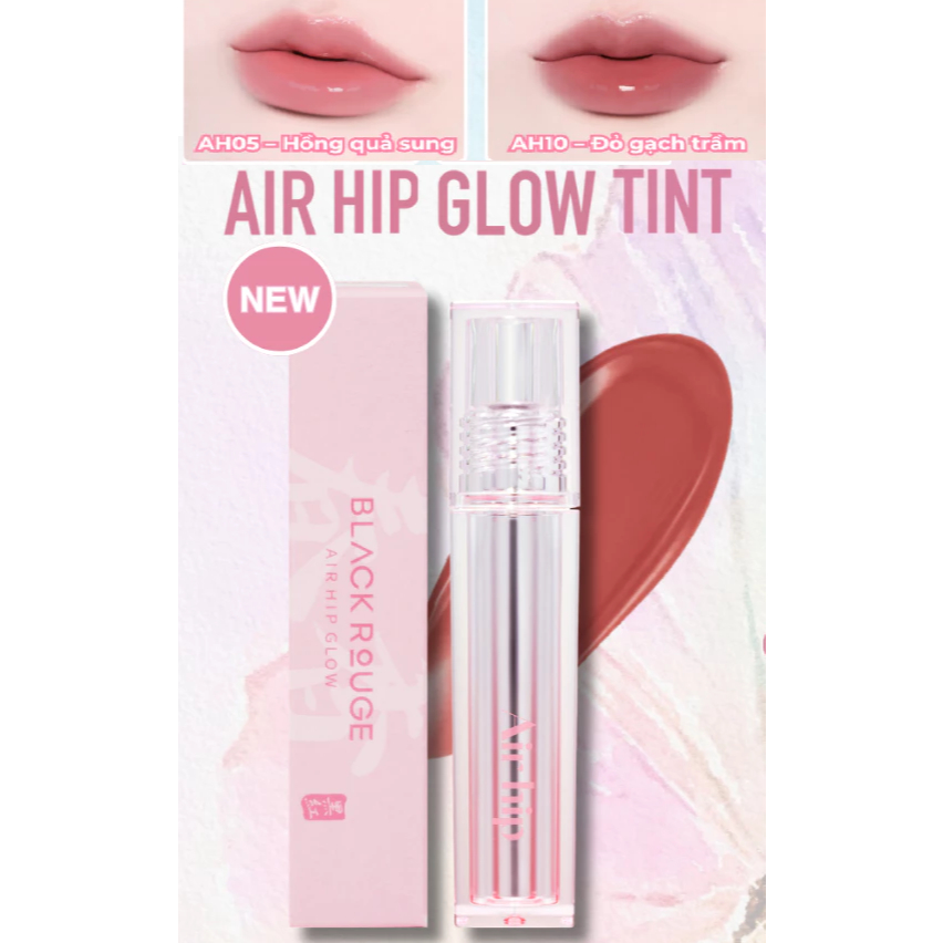 (HG01-HG10)Son Bóng Black Rouge Half N Half Water Glow HG08