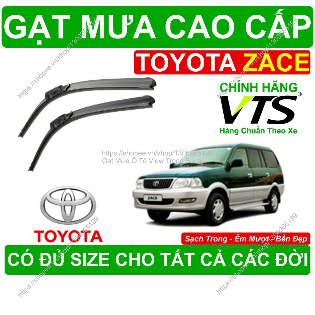 Gạt Mưa Kính Lái Toyota Zace, Cặp Gạt Mưa Kính Lái Toyota Zace, Có Đủ Size Cho Các Đời Xe Toyota Zac