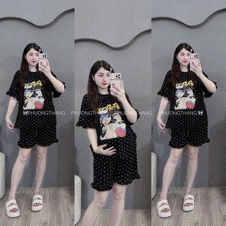 BỘ BẦU COTTON MÙA HÈ THOÁNG MÁT[ hàng thiết kế]( xả hàng)