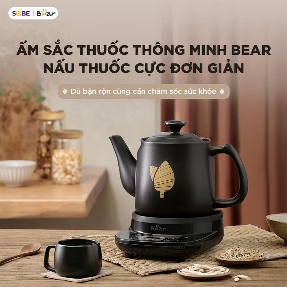 Ấm sắc thuốc Bear 4L HTM-4H40X