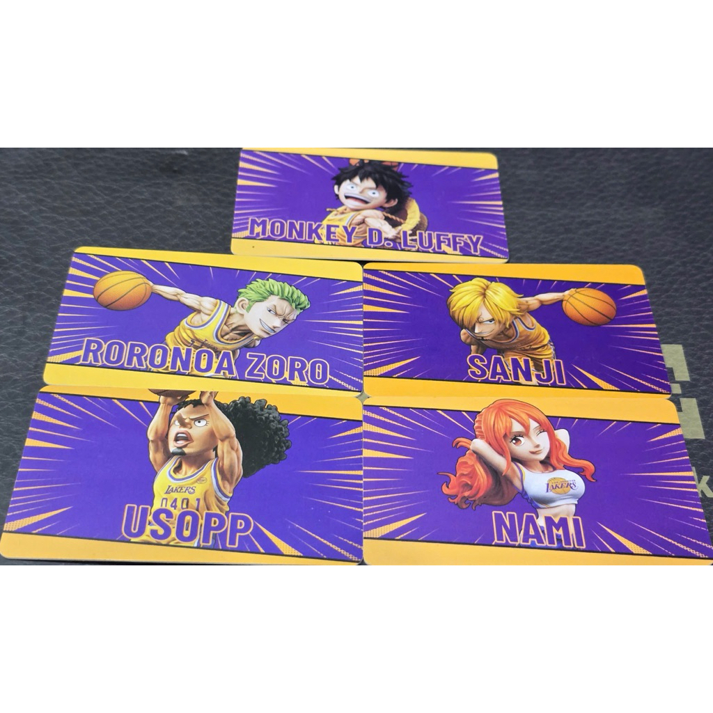(Full line không lẻ) 5 mô hình Resin WCF chính hãng Yz Studio One Piece Dream Team Bóng Rổ Lakers