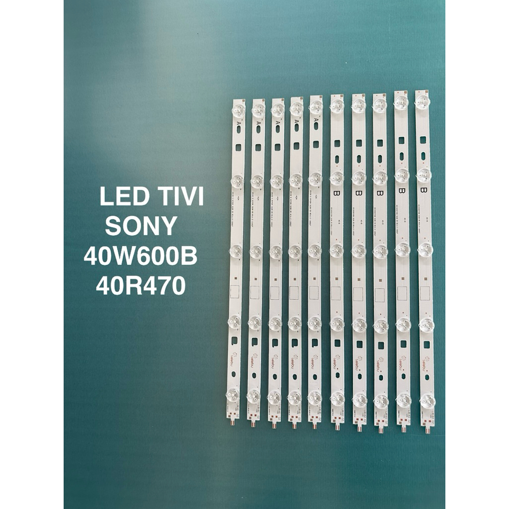 LED TIVI SONY 40W600B/ 40R470 -10 thanh 5 led 3v