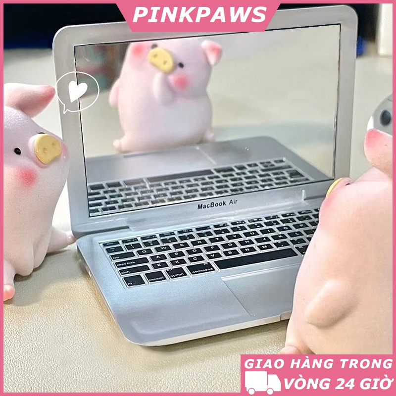 🩰PinkPaws Gương trang điểm gấp Máy tính xách tay Gương sáng tạo gương nhỏ