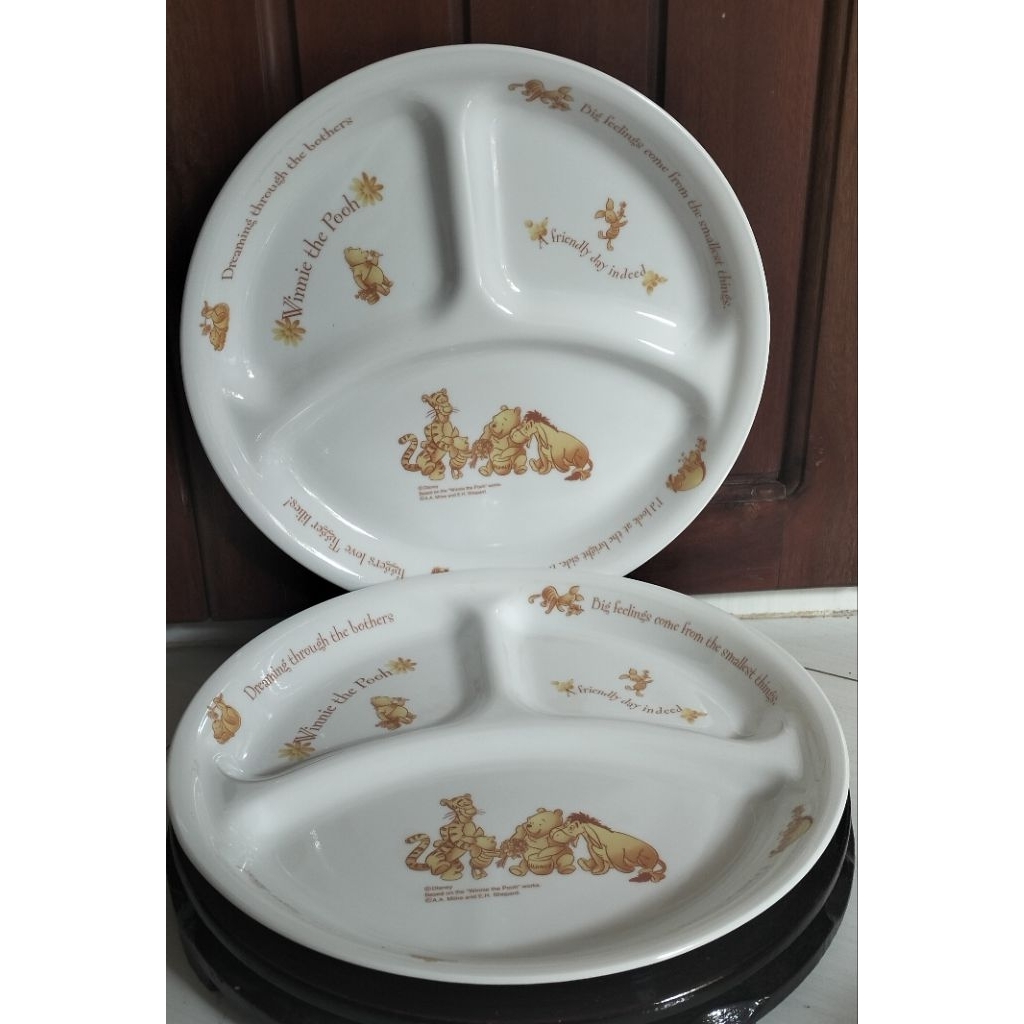 Đĩa chia ngăn Corelle Mỹ ( hàng 2hand Nhật)