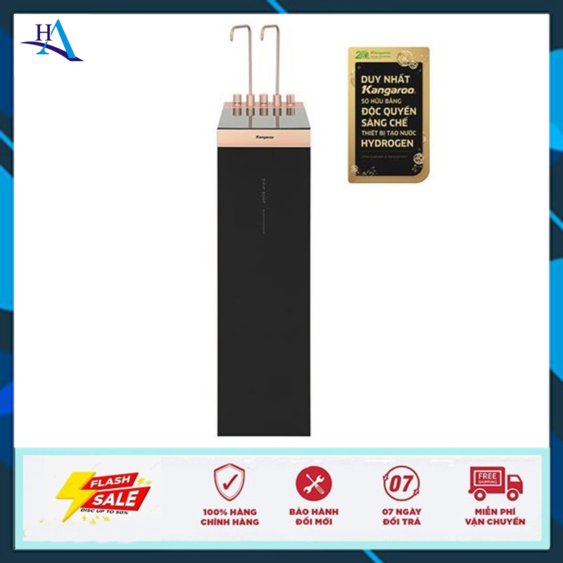 Máy lọc nước RO nóng nguội lạnh Hydrogen ion kiềm Kangaroo Sumire KGHC12A3 12 lõi (Free Ship Nội Thà