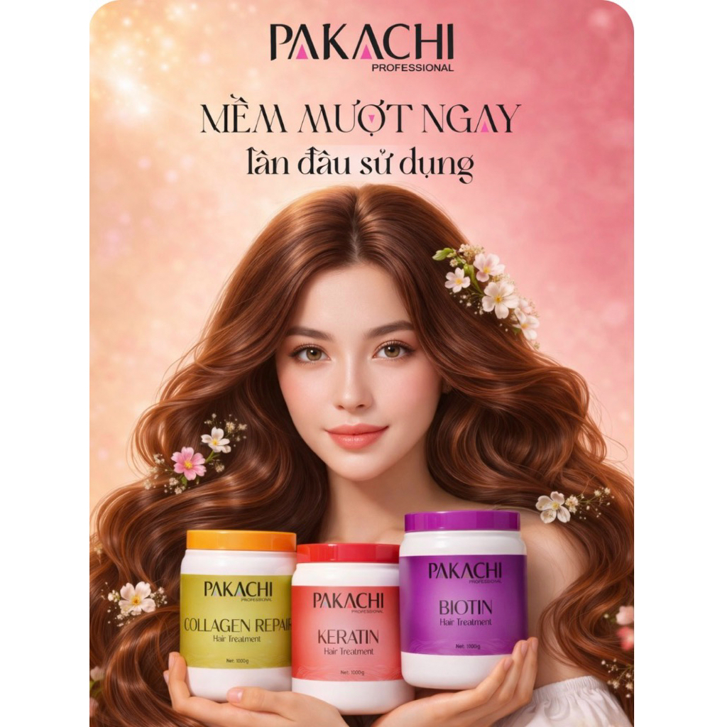 kem hấp dầu pakachi 1000ml