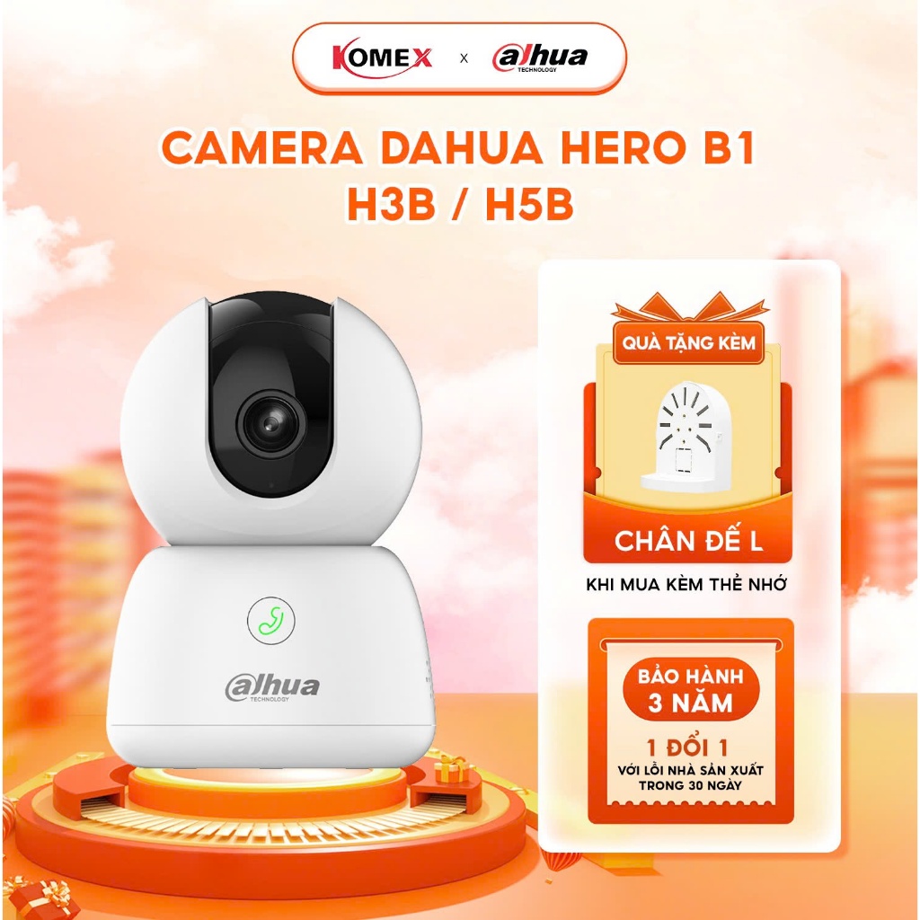 Camera DAHUA trong nhà Hero B1 DH-H3B / DH-H5B đàm thoại 2 chiều giám sát an ninh gia đình