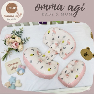 Gối bà bầu gối bầu cánh tiên hỗ trợ mẹ bầu khi mang thai có thể tháo rời điều chỉnh tiện lợi