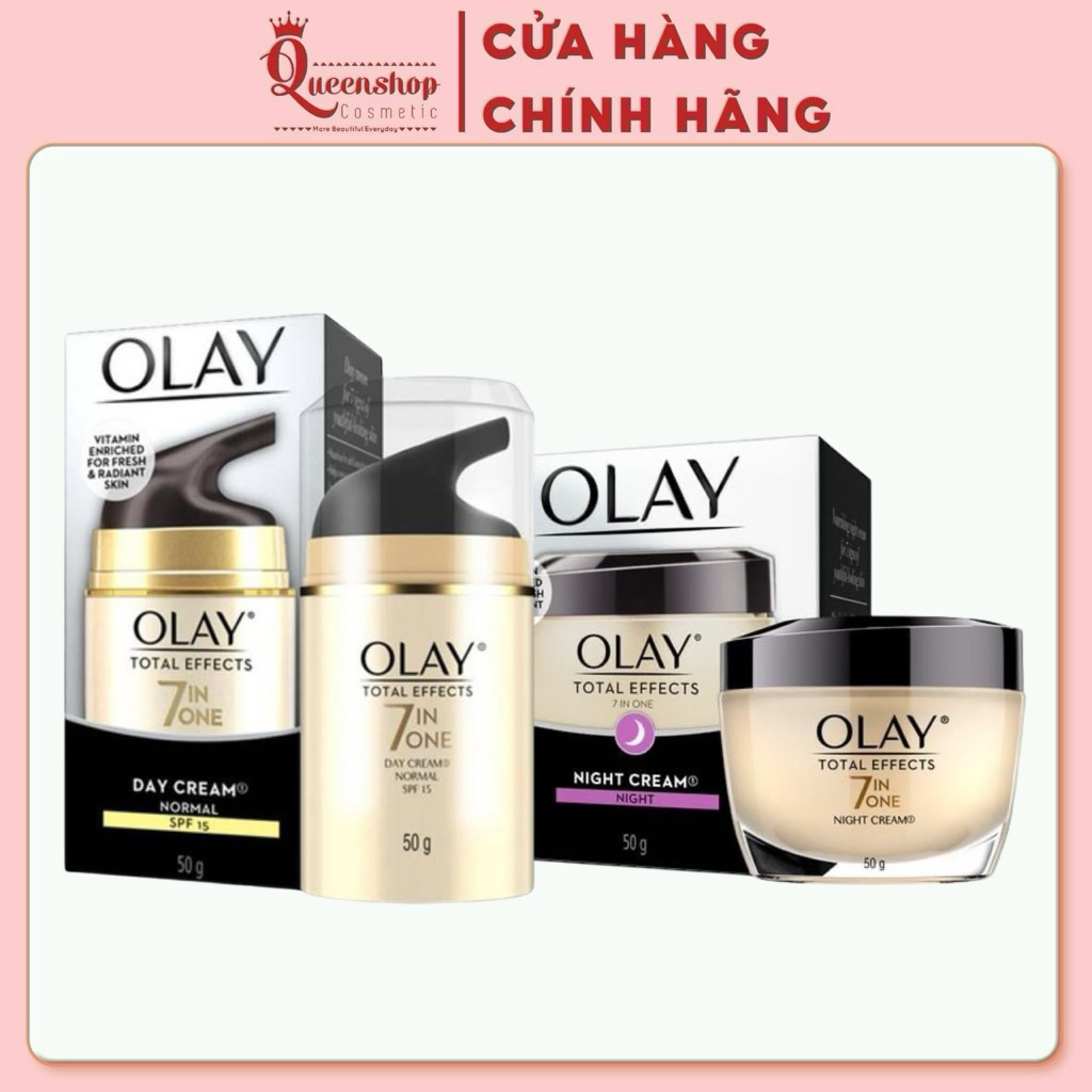 Kem dưỡng da chống lão hoá Olay 7-in-1 Total Effects 50ml