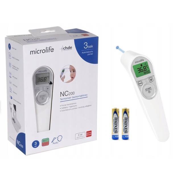 Nhiệt Kế Hồng Ngoại Đo Trán Microlife NC200
