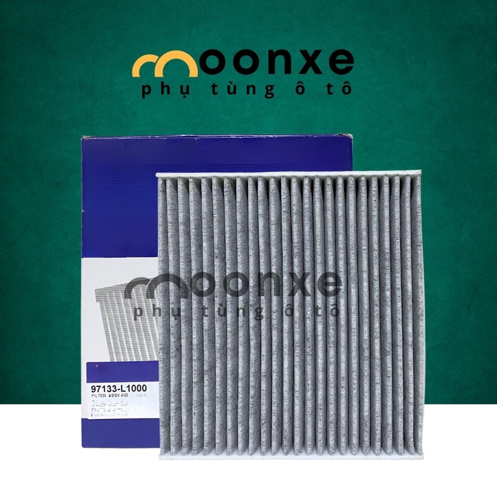Lọc gió điều hoà, máy lạnh THAN HOẠT TÍNH xe Santafe, Sonata, Tucson, Sorento, Elantra (21-23) mã 97