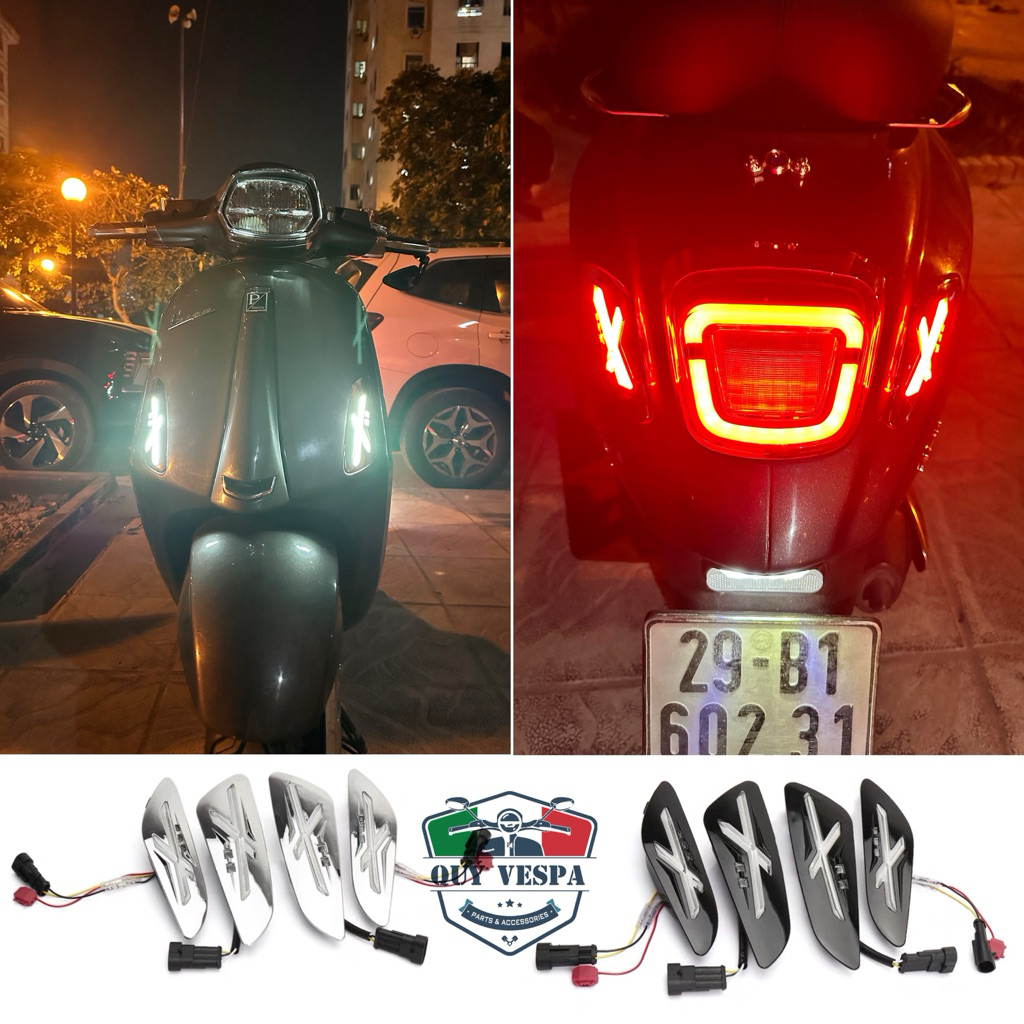 XI NHAN X STORM 2 VESPA SPRINT CÓ HIỆU ỨNG CHÀO