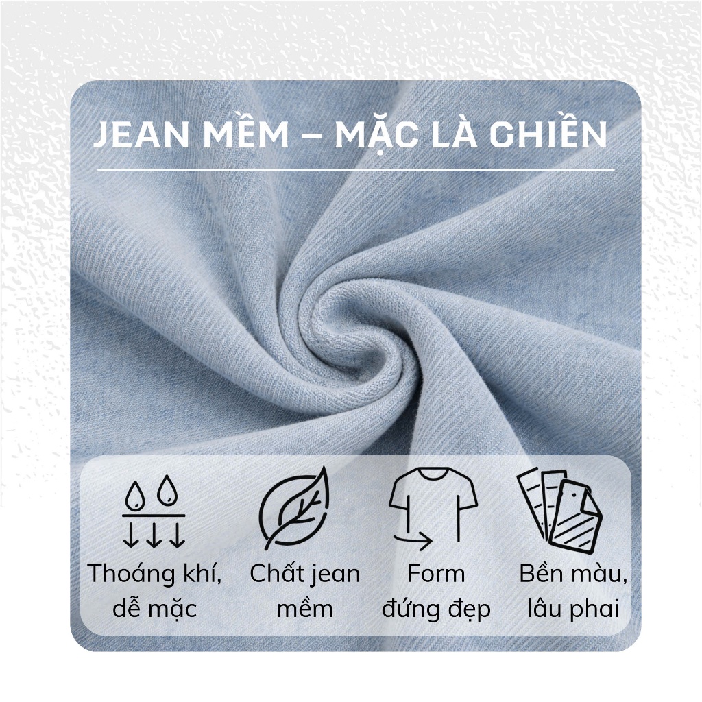 Quần jeans lửng nữ lưng cao ống rộng, quần bò unisex phong cách thời trang năng động dễ phối đồ ED29 | BigBuy360 - bigbuy360.vn