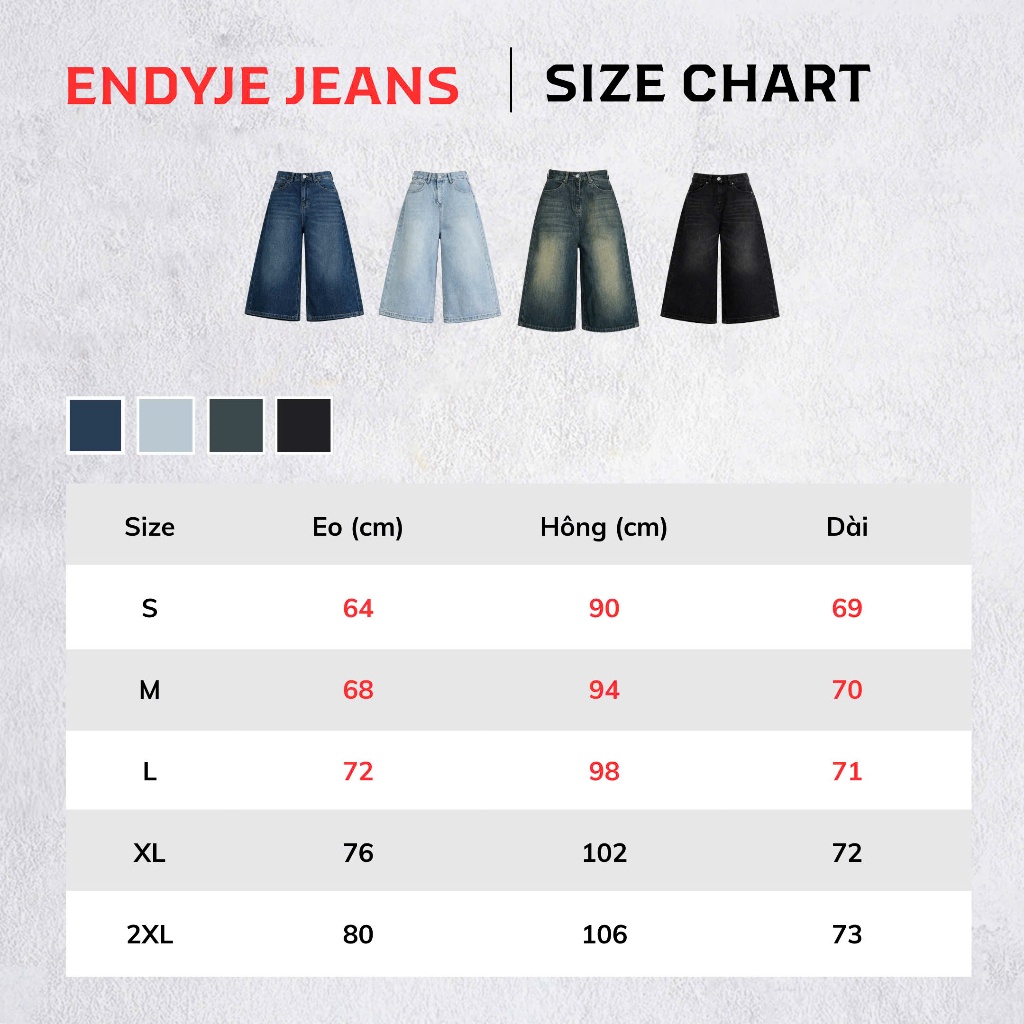 Quần jeans lửng nữ lưng cao ống rộng, quần bò unisex phong cách thời trang năng động dễ phối đồ ED29 | BigBuy360 - bigbuy360.vn