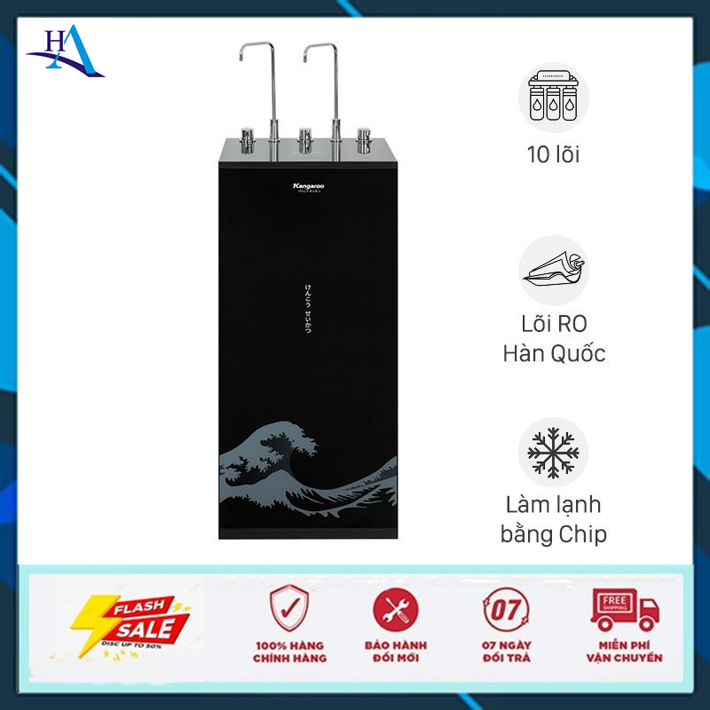 Máy lọc nước RO nóng nguội lạnh Hydrogen Kangaroo KG10A12 10 lõi (Miễn phí giao tại HCM-ngoài tỉnh l