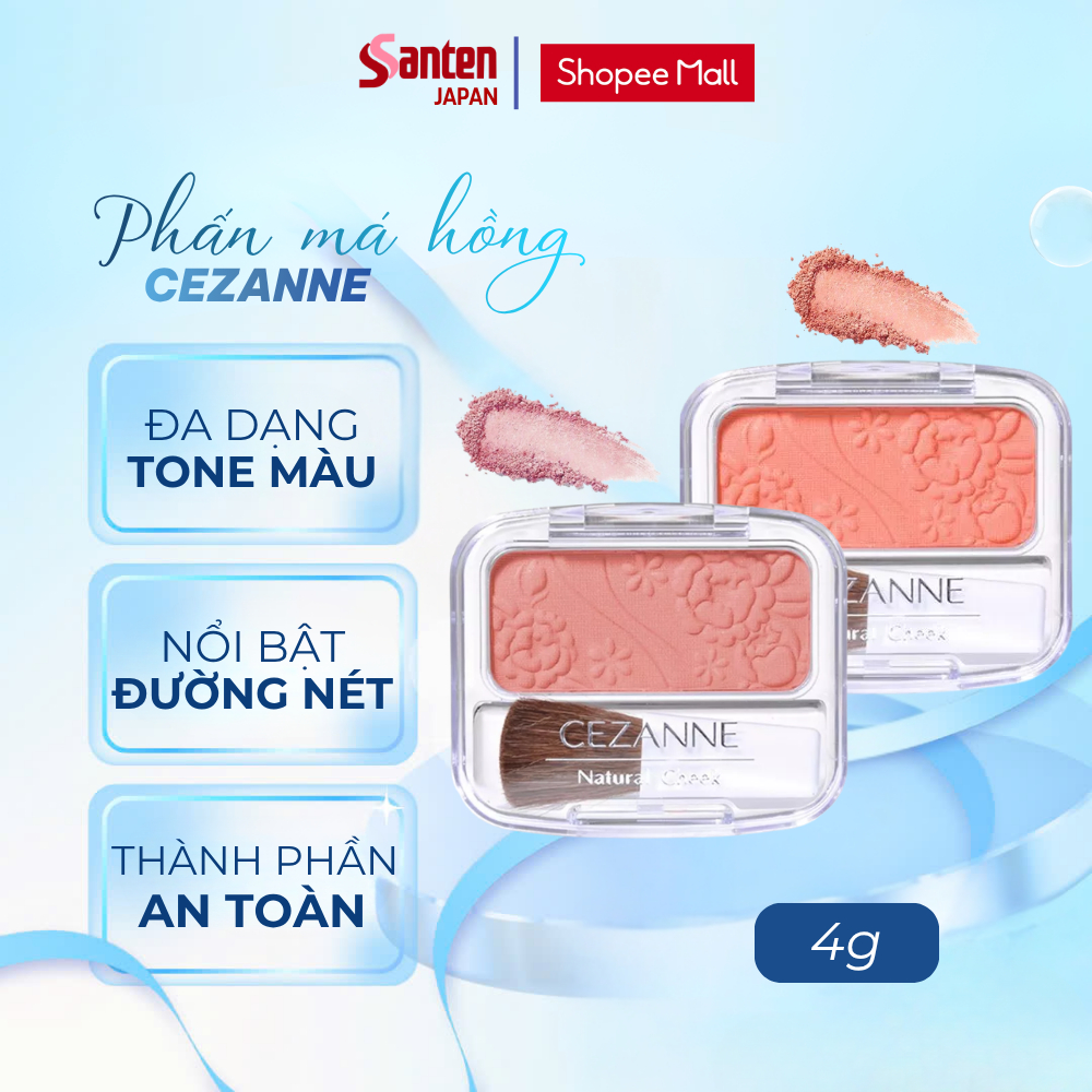 Phấn Má Hồng Cezanne Natural Cheek 4g