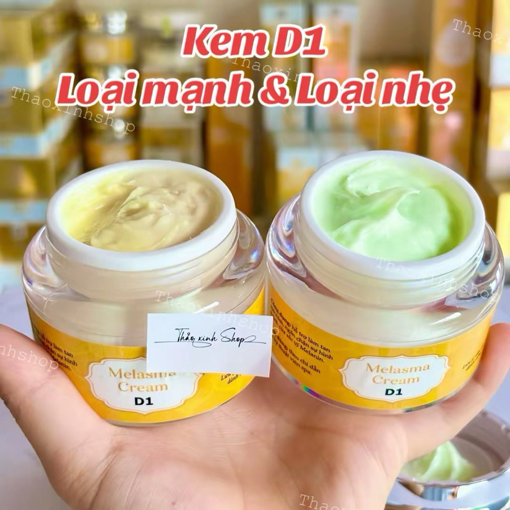 Dr.Cvin Kem dưỡng da 5.1 D1 Melasma Cream 30g chính hãng - Kem xanh phiên bản cũ