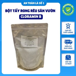 Bột tẩy rong rêu sân vườn, Cloramin B diệt khuẩn gói 1kg khử trùng, khử khuẩn, sát trùng, diệt khuẩn