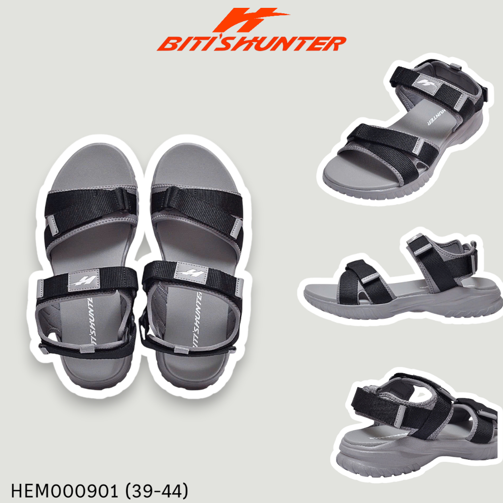 BITI'S | Sandal nam size 39-44 Dép quai hậu học sinh quai vải dù cao cấp dáng thể thao HEM000901