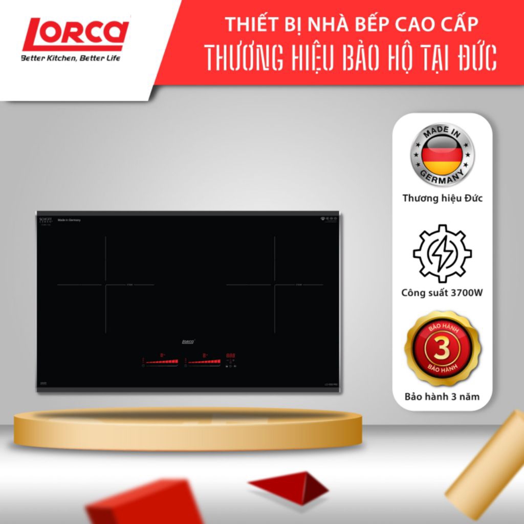 Bếp Từ Đôi Nhập Đức Nguyên Chiếc LORCA LCI 999PRO