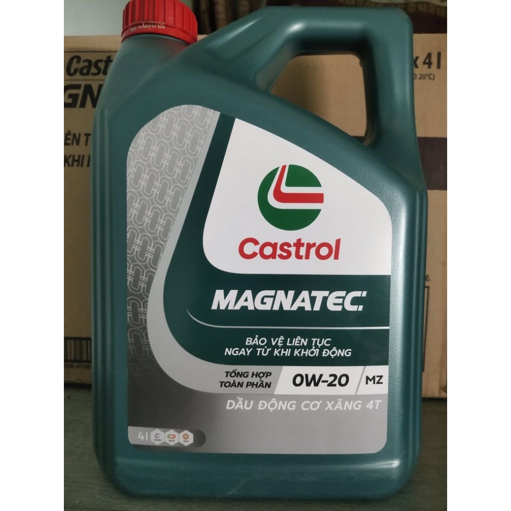 |Hàng Chính Hãng| Dầu Nhớt Động Cơ Castrol MAGNATEC MZ 0W20 - Can 4 lít