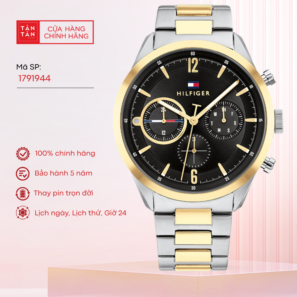 Đồng Hồ Nam Tommy Hilfiger Matthew 1791944 Quartz 44mm - Đồng Hồ Tân Tân