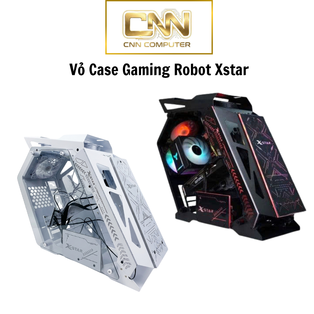 Vỏ Case Robot Xstar Gaming Chính Hãng, Kính Cường Lực, Hỗ Trợ Tản Nhiệt Tốt, Build PC Gaming Đẹp