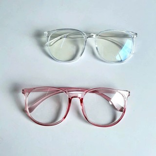 Kính mắt trong tròn to, kính trong tròn, kính thời trang nam nữ