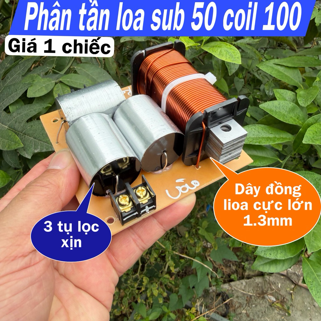 Phân tần loa sub hơi 50